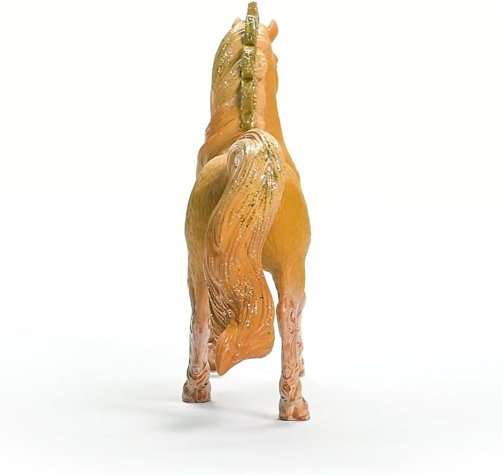 schleich 70822 BAYALA Apollon Unicorn Stallion Figurine for ages 5+, Golden Brown