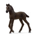 schleich 13977 HORSE CLUB Friesian Foal Figurine for ages 5+, Black
