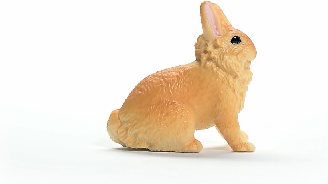 schleich 13974 FARM WORLD Lionhead Rabbit Figurine for ages 3+, Brown