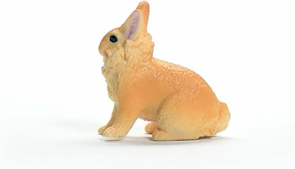 schleich 13974 FARM WORLD Lionhead Rabbit Figurine for ages 3+, Brown