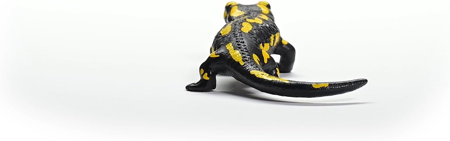 schleich 14870 WILD LIFE Fire Salamander Figurine for ages 3+, Black