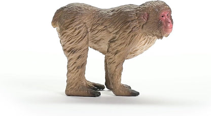 schleich 14871 WILD LIFE Japanese Macaque Figurine for ages 3+, Black