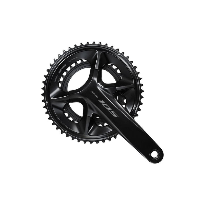 Shimano FC-R7100 105 double 12-speed chainset, HollowTech II 172.5 mm 50 / 34T, black
