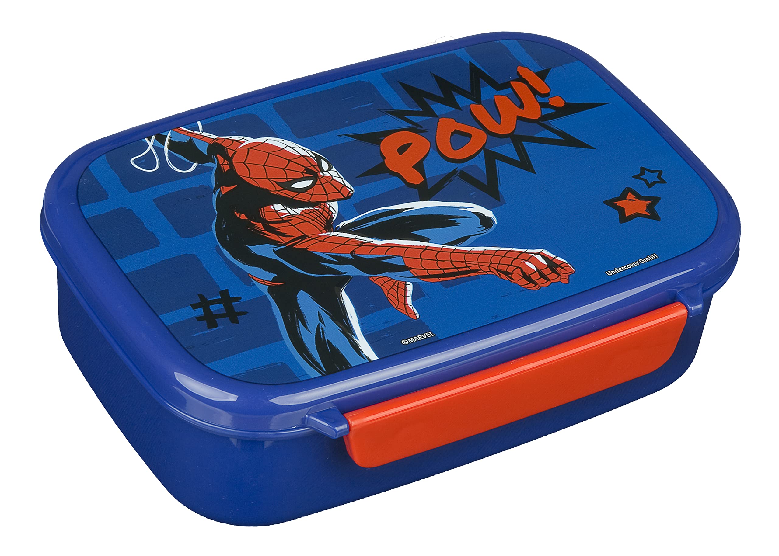 Scooli SPAN9903 Spider-Man Lunch Box, Blue/red