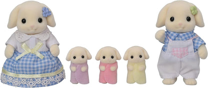 Sylvanian Families - 5735 Familia Conejo Flora - Casa de muñecas