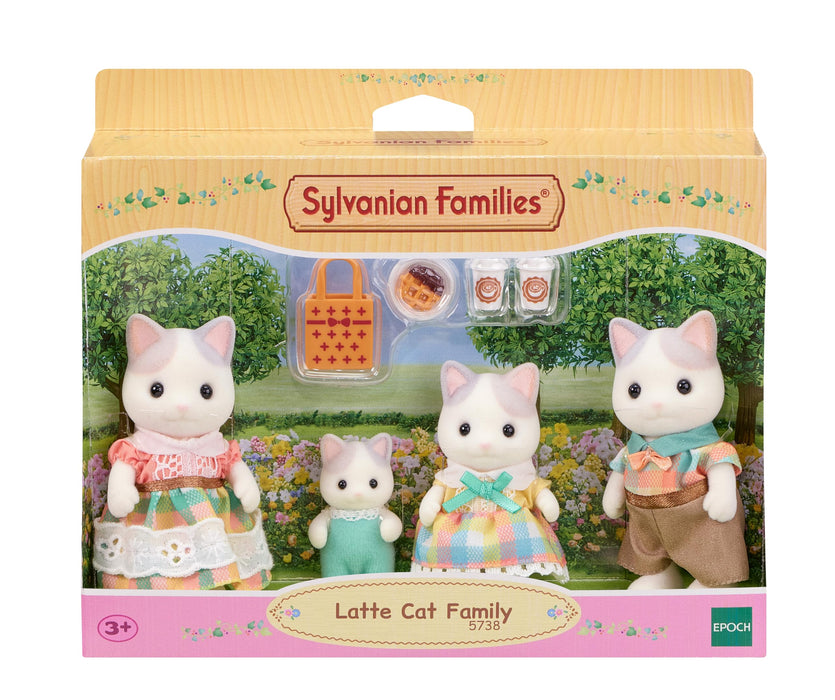 Sylvanian Families - 5738 Latte Cat Family - Dollhouse Playsets