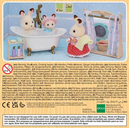 Sylvanian Families - 5739 Bath & Shower Set - Dollhouse Playsets