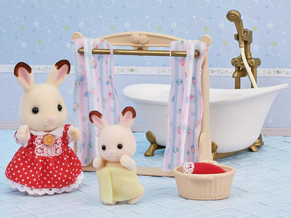 Sylvanian Families - 5739 Bath & Shower Set - Dollhouse Playsets