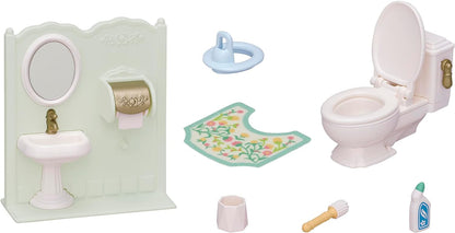 Sylvanian Families - 5740 Toilet Set - Dollhouse Playsets