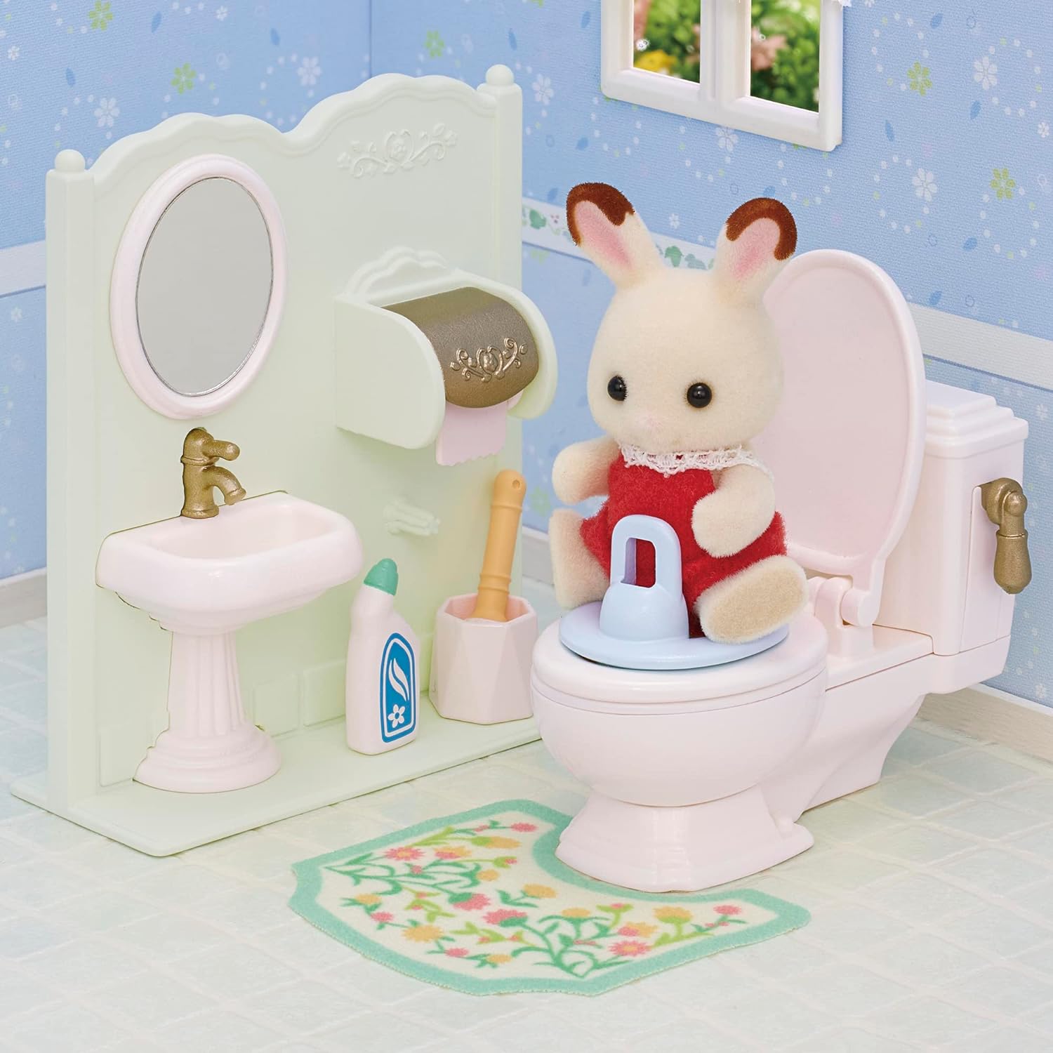 Sylvanian Families - 5740 Toilet Set - Dollhouse Playsets