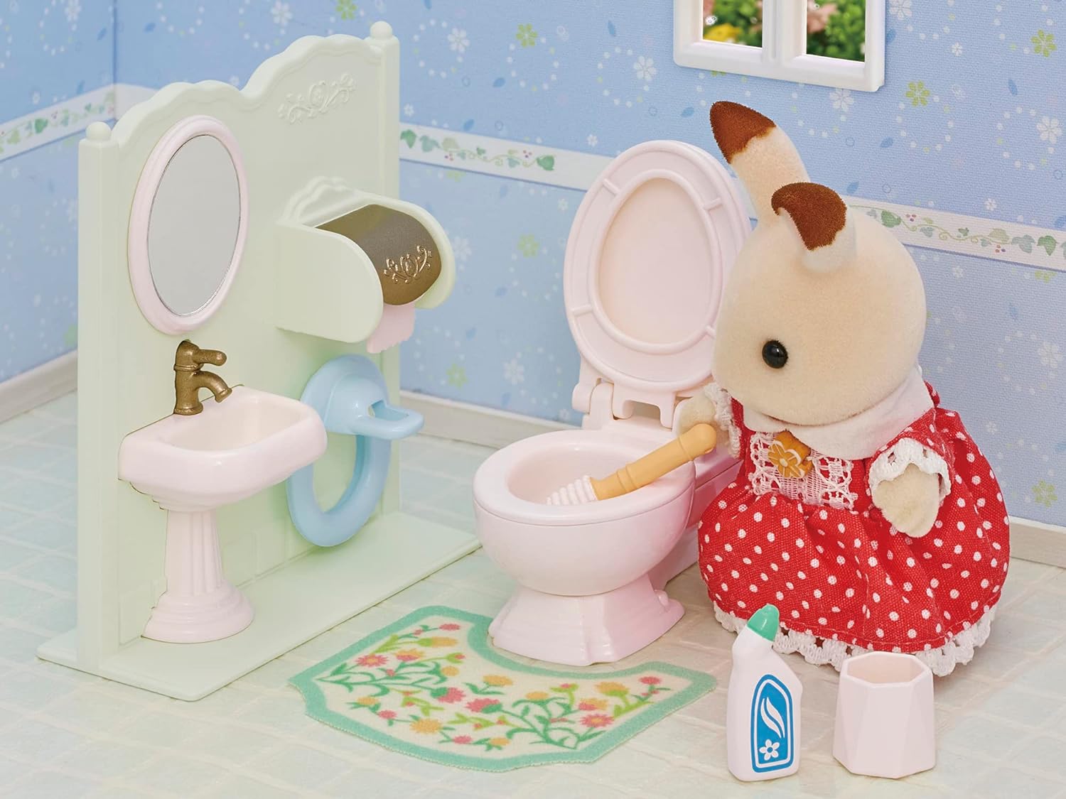 Sylvanian Families - 5740 Toilet Set - Dollhouse Playsets
