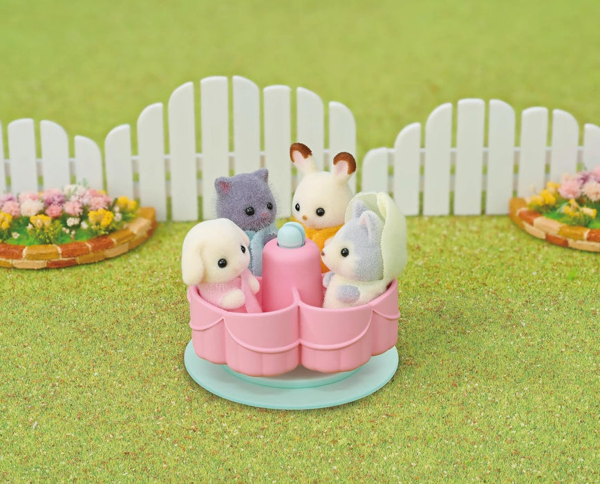 Sylvanian Families - 5744 Rainbow Fun Nursery Bus - Dollhouse Playsets