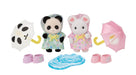 Sylvanian Families - 5748 Nursery Friends - Rainy Day Duo - Dollhouse Playsets & 5741 Triple Bunk Beds - Dollhouse Playsets