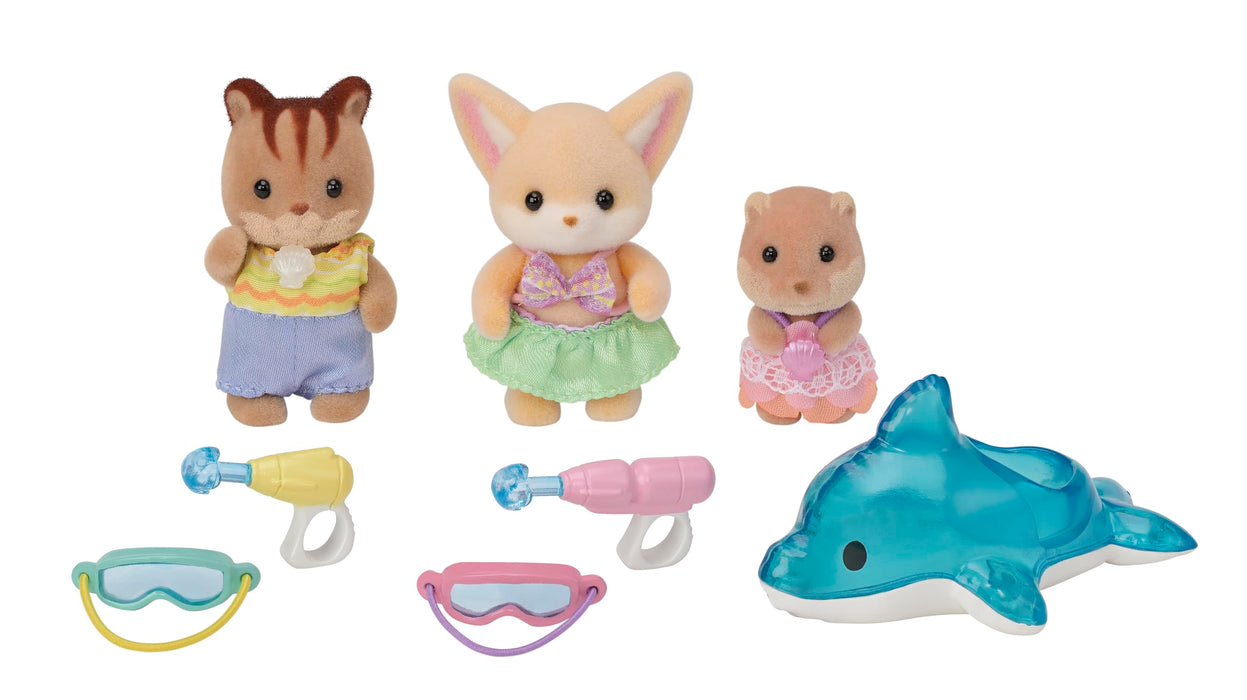 Sylvanian Families - 5749 Nursery Friends - Pool Fun Trio - Dollhouse Playsets