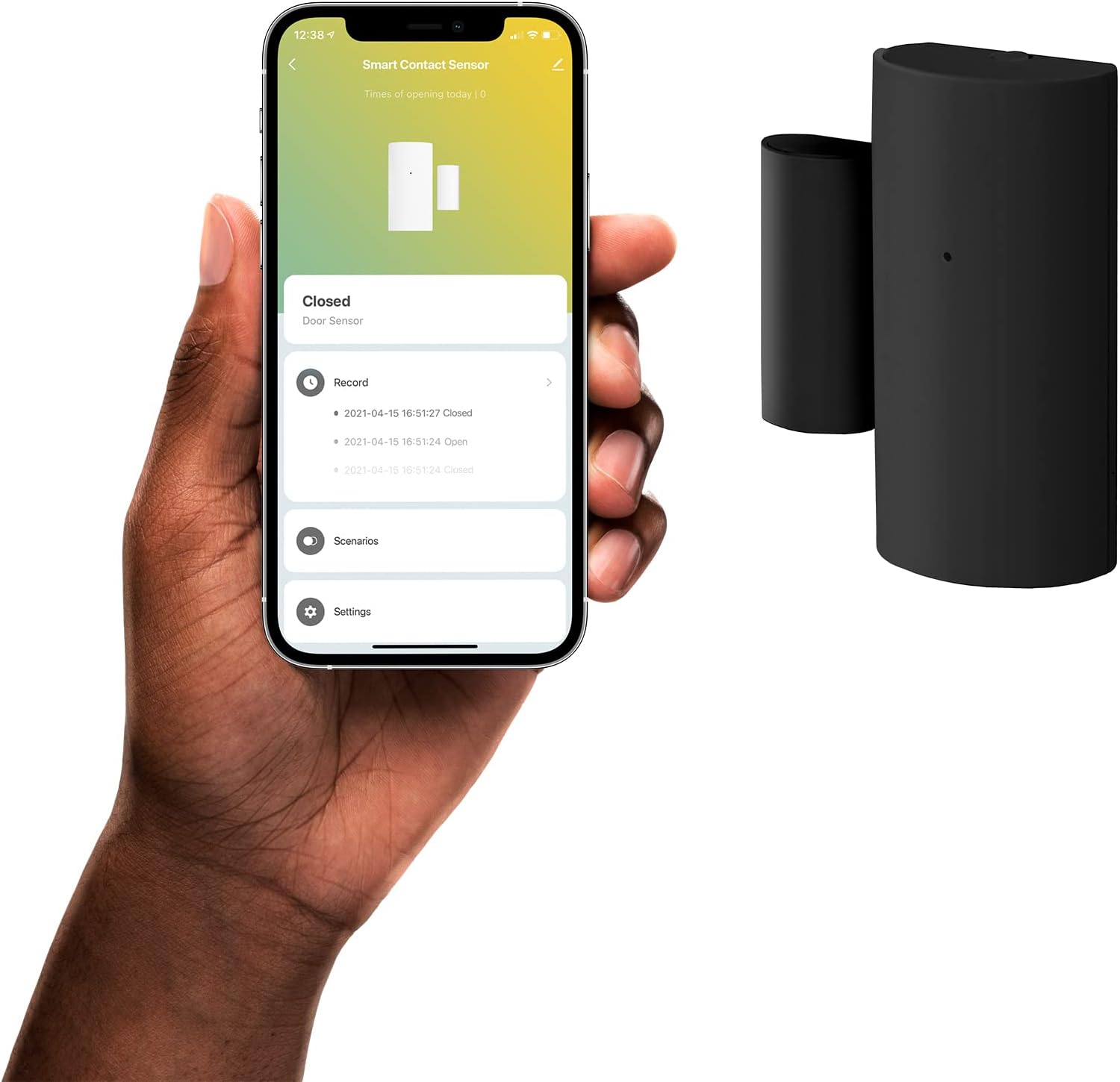 Hombli - Smart Bluetooth Pir Motion Sensor - Black