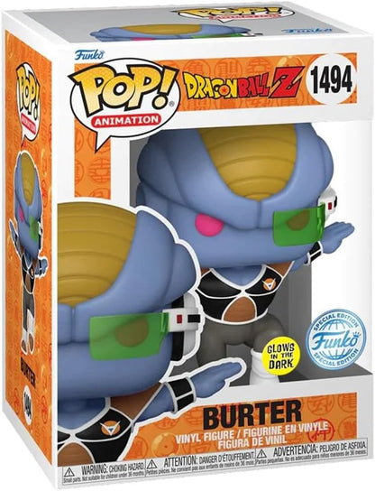 Funko Pop! Dragon Ball Z Burter Glow-in-The-Dark Vinyl Figure #1494