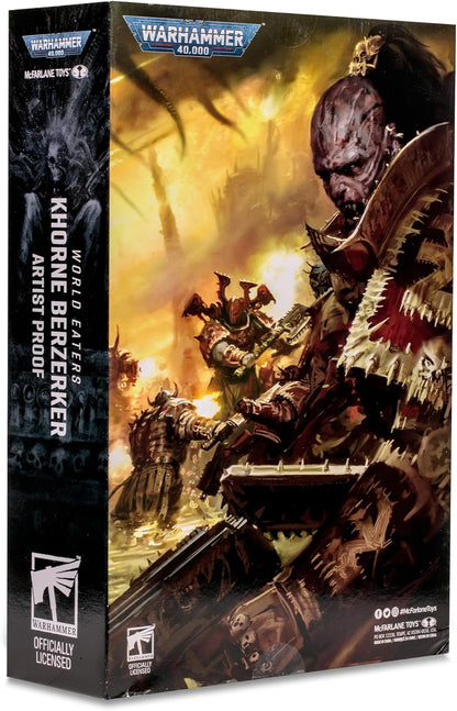 McFarlane Toys - Warhammer 40,000 World Eaters Khorne Berzerker (Artist Proof) 7in Figure