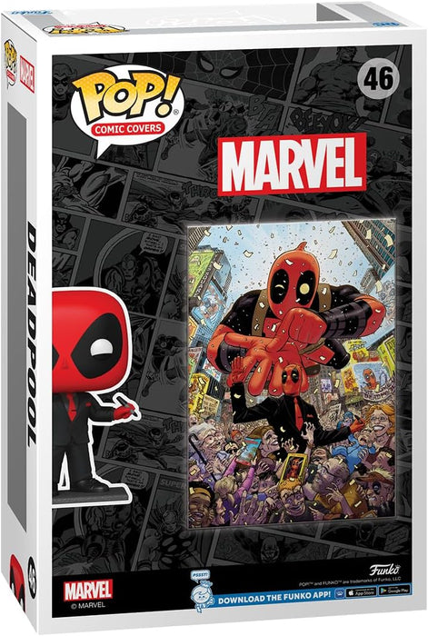 Funko POP! Comic Cover: Marvel - Skrull - Deadpool - (2025) #1 Deadpool In Black Suit - Marvel Comics - Collectable Vinyl Figure - Gift Idea - Official Merchandise - Toys for Kids & Adults