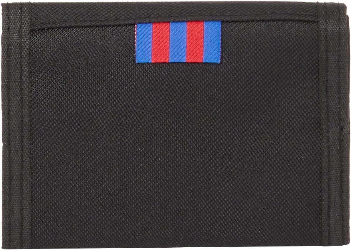 Safta F.C. Barcelona 3rd Team – Wallet with Headboard, Wallet Wallet, Purse, Comfortable and Versatile, Quality and Resistance, 12.5 x 9.5 cm, Black, Black/White, Estándar, Casual
