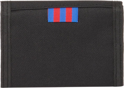 Safta F.C. Barcelona 3rd Team – Wallet with Headboard, Wallet Wallet, Purse, Comfortable and Versatile, Quality and Resistance, 12.5 x 9.5 cm, Black, Black/White, Estándar, Casual