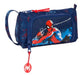 SPIDERMAN NEON – Pencil Case with Empty Drop-Out Pocket, Children's Pencil Case, Child's Pencil Case, Ideal for School-Age Children, Comfortable and Versatile, Quality and Resistance, 20 x 8.5 x 11