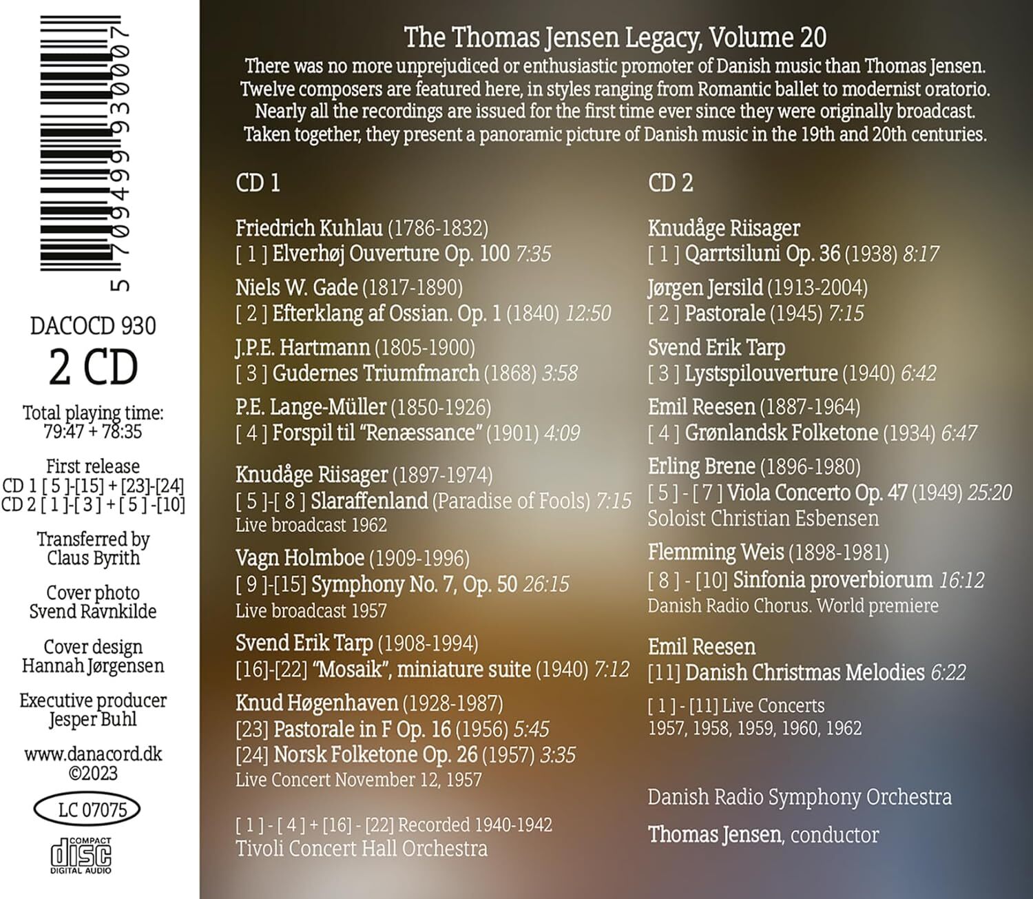 Thomas Jensen: Legacy - Volume 20