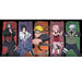 ABYSTYLE Naruto Shippuden Group Iconic Characters Gaming Mousepads 35" x 16" Non Slip Rubber Mouse Pads Office Rectangle Mouse Mat Gift