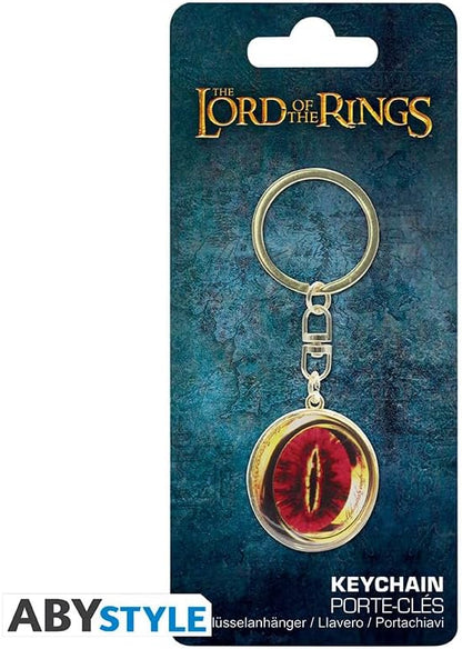 ABYSTYLE - Lord of the Rings Sauron Keyring, Gold, H. 4 cm x L. 3,2 cm