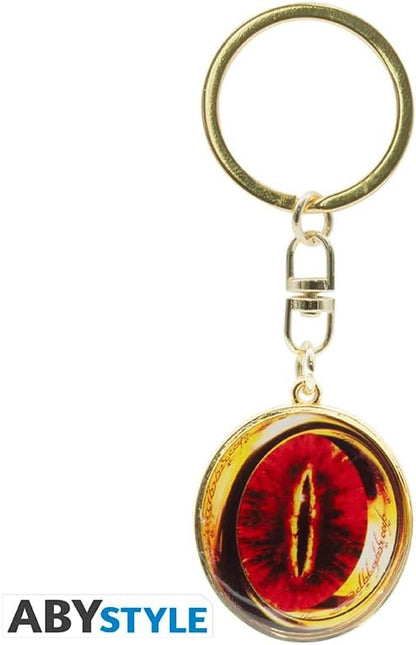 ABYSTYLE - Lord of the Rings Sauron Keyring, Gold, H. 4 cm x L. 3,2 cm