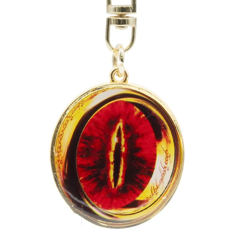 ABYSTYLE - Lord of the Rings Sauron Keyring, Gold, H. 4 cm x L. 3,2 cm