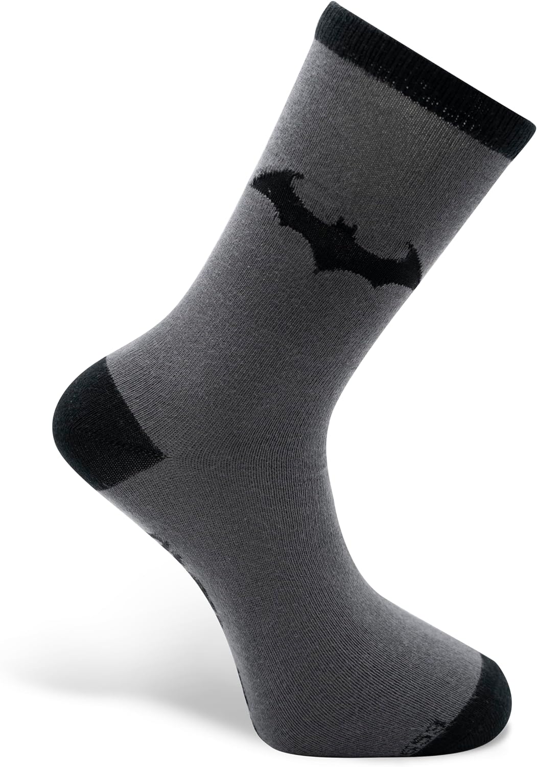ABYSTYLE - DC COMICS Black and Grey Batman Socks, grey, One size