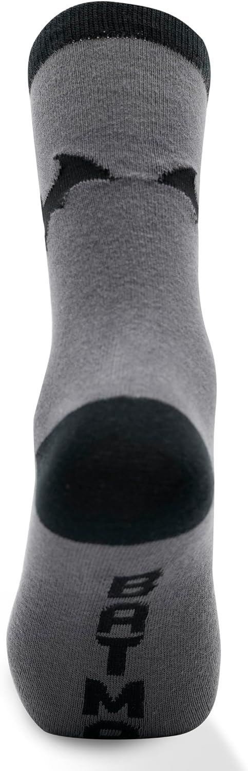 ABYSTYLE - DC COMICS Black and Grey Batman Socks, grey, One size