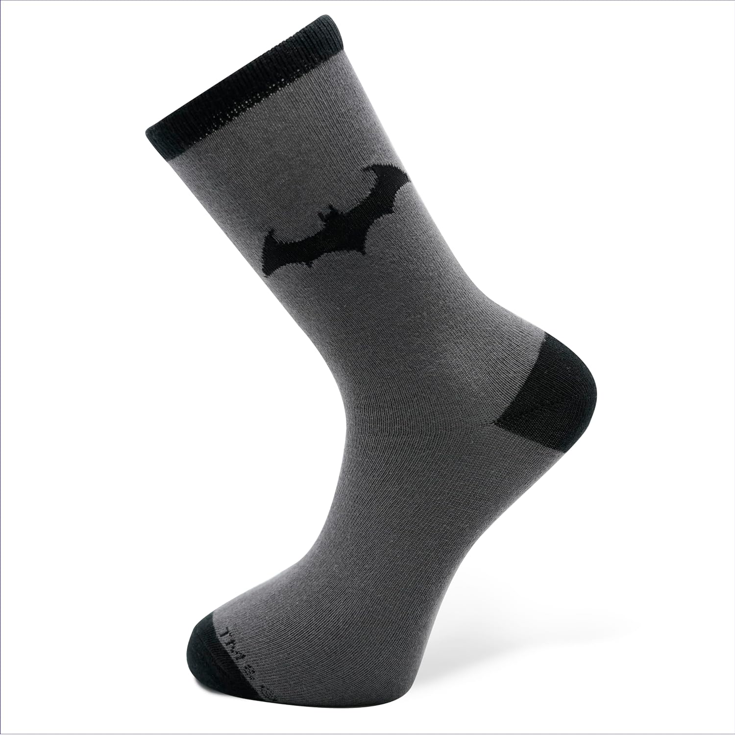 ABYSTYLE - DC COMICS Black and Grey Batman Socks, grey, One size