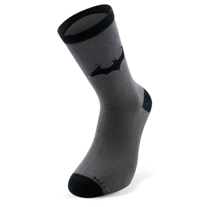 ABYSTYLE - DC COMICS Black and Grey Batman Socks, grey, One size