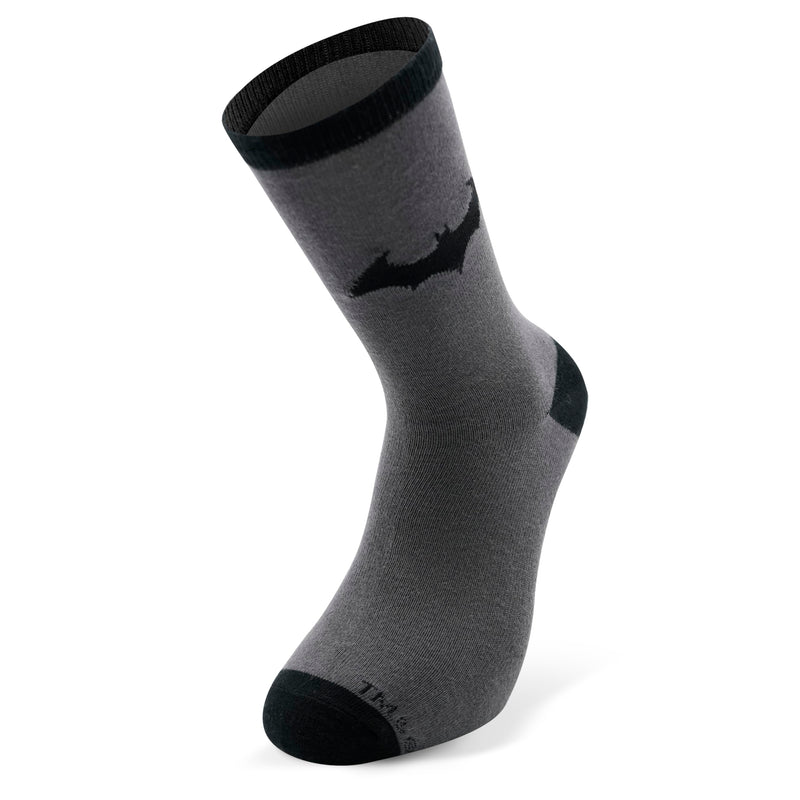 ABYSTYLE - DC COMICS Black and Grey Batman Socks, grey, One size