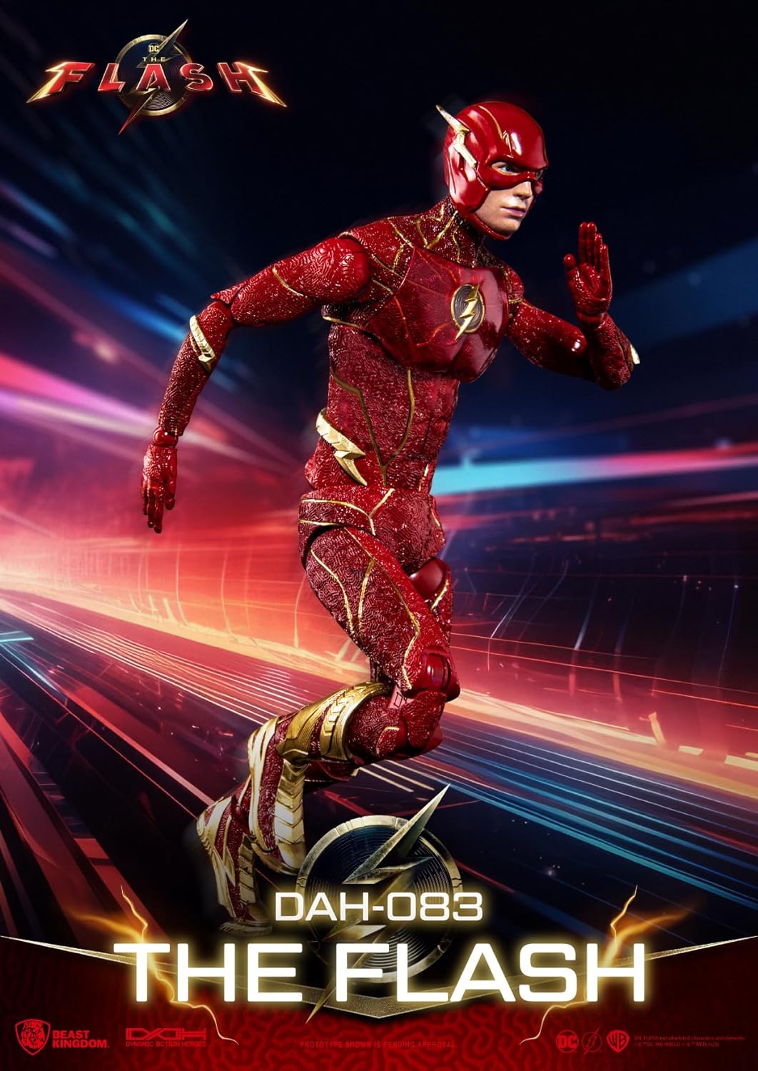 Beast Kingdom The Flash (2023): The Flash DAH-083 Dynamic 8-ction Action Figure