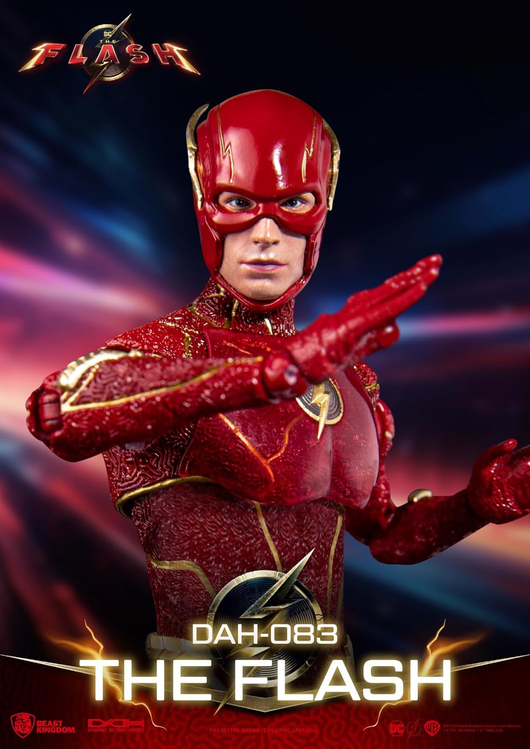 Beast Kingdom The Flash (2023): The Flash DAH-083 Dynamic 8-ction Action Figure
