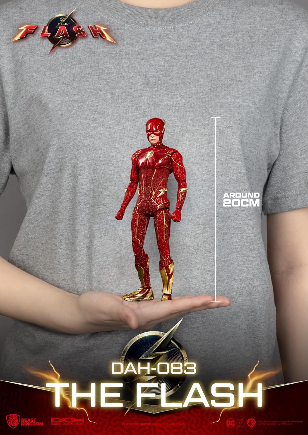 Beast Kingdom The Flash (2023): The Flash DAH-083 Dynamic 8-ction Action Figure