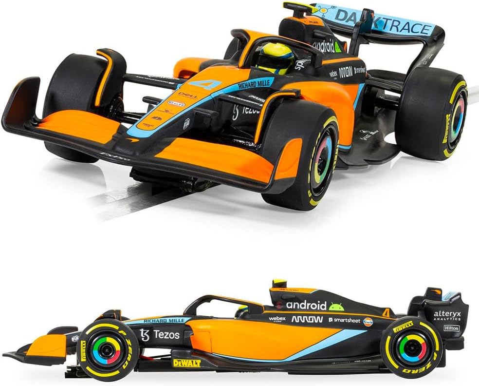 Scalextric Cars - C4424 McLaren MCL36-2022 Emilia Romagna GP - Toy Slot Car for use Race Tracks or Set - Small Kids Gift Ideas for Boy/Girl Ages 5 Accessories