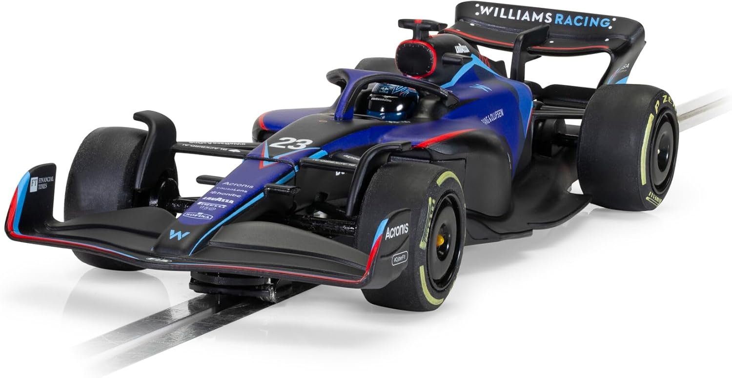 Scalextric Cars - C4425 Williams FW44 - Alexander Albon 2022 - Toy Slot Car for use Race Tracks or Set - Small Kids Gift Ideas for Boy/Girl Ages 5 Accessories