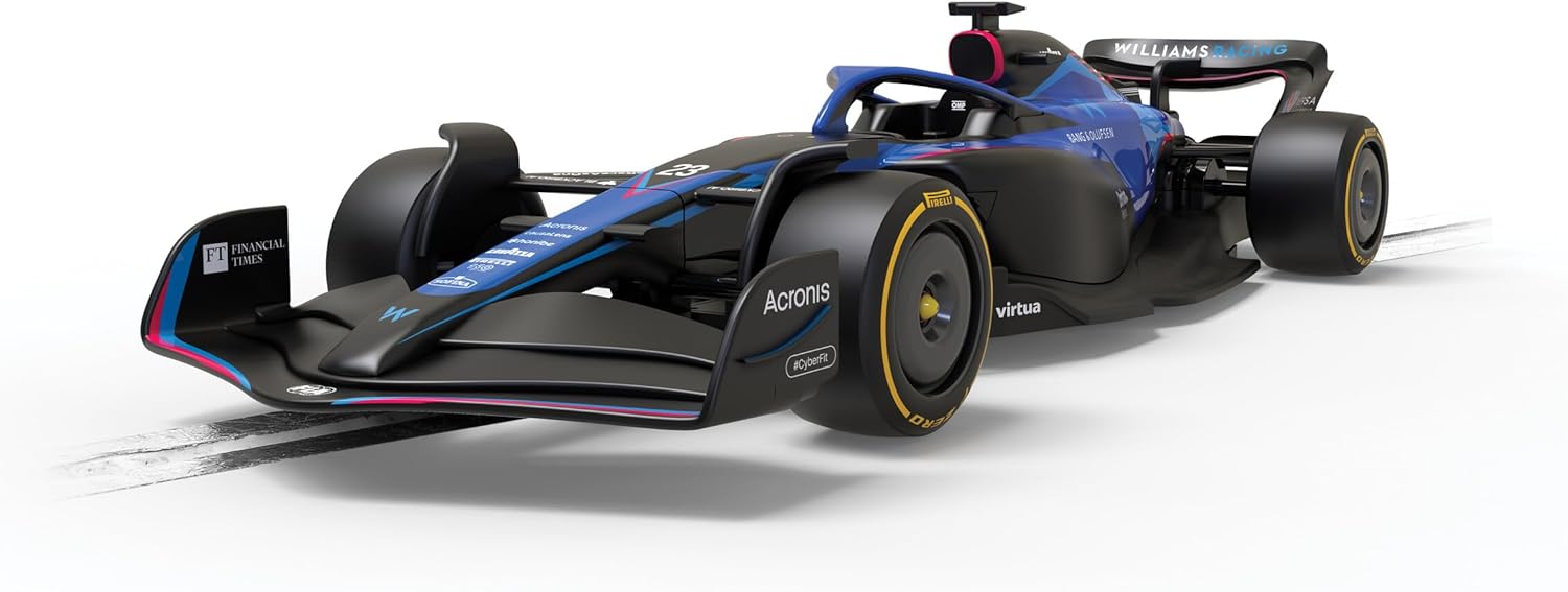 Scalextric Cars - C4425 Williams FW44 - Alexander Albon 2022 - Toy Slot Car for use Race Tracks or Set - Small Kids Gift Ideas for Boy/Girl Ages 5 Accessories