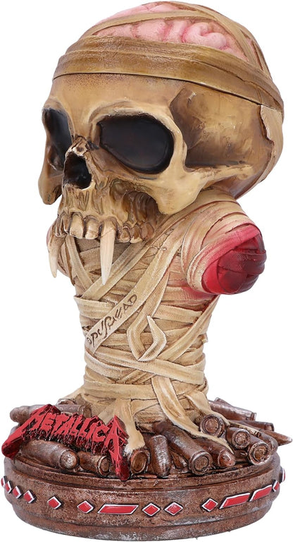 Nemesis Now Metallica One Bust Box, Resin, Officially Licensed Metallica Merch, Metallica Band Mascot Gift, Heavy Metal Collectible, Cast in the Finest Resin, Expertly Hand-Painted