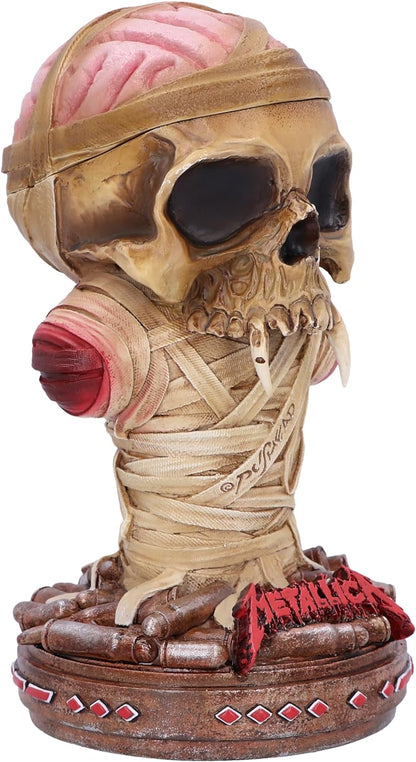 Nemesis Now Metallica One Bust Box, Resin, Officially Licensed Metallica Merch, Metallica Band Mascot Gift, Heavy Metal Collectible, Cast in the Finest Resin, Expertly Hand-Painted