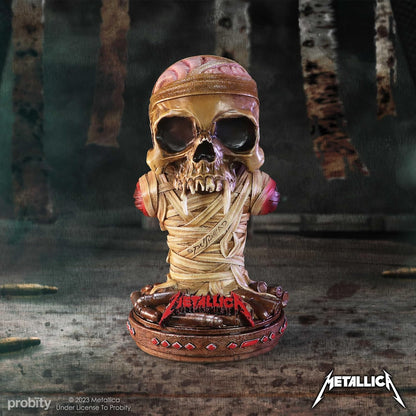 Nemesis Now Metallica One Bust Box, Resin, Officially Licensed Metallica Merch, Metallica Band Mascot Gift, Heavy Metal Collectible, Cast in the Finest Resin, Expertly Hand-Painted