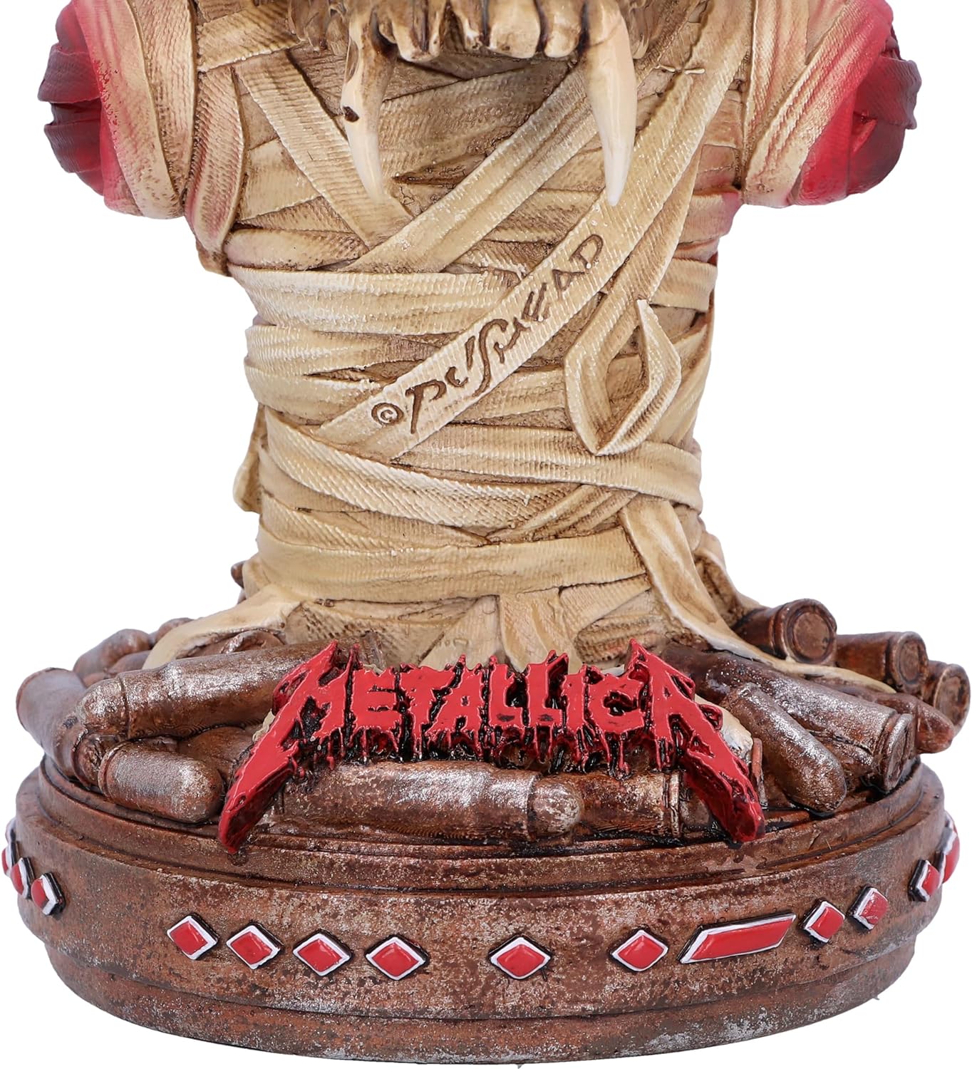 Nemesis Now Metallica One Bust Box, Resin, Officially Licensed Metallica Merch, Metallica Band Mascot Gift, Heavy Metal Collectible, Cast in the Finest Resin, Expertly Hand-Painted