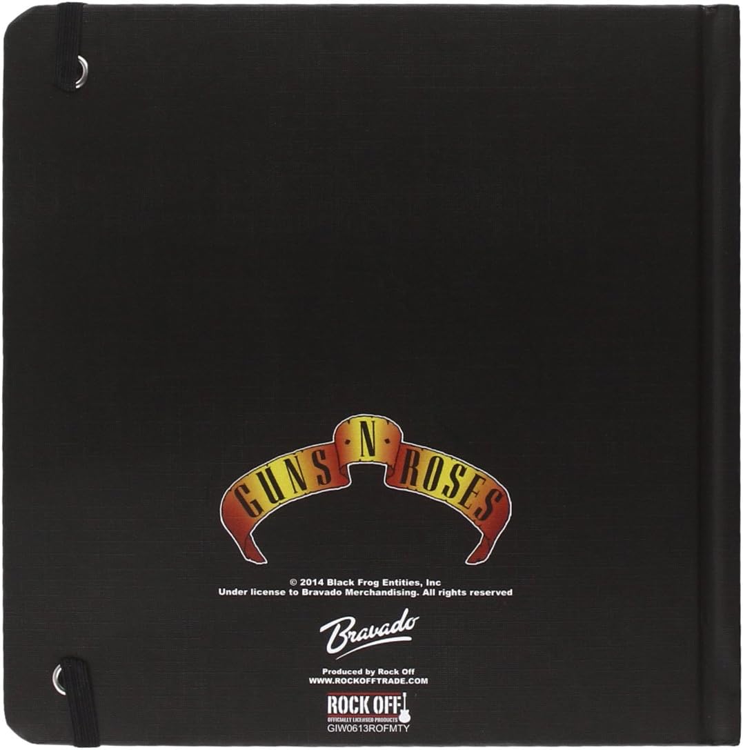 Guns N Roses - Cuaderno, Logo clásico (Parte Trasera Dura