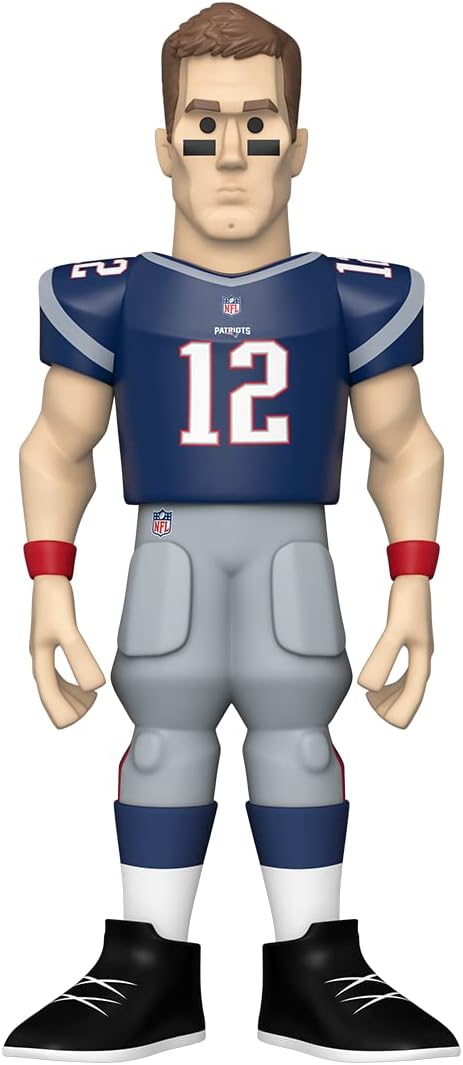 Funko Gold 12" NFL: Buccaneers - Tom Brady - 1/6 Odds for Rare Chase Variant - Collectable Vinyl Action Figure - Birthday Gift Idea - Official Merchandise - Ideal Toy for Sports Fans and Display