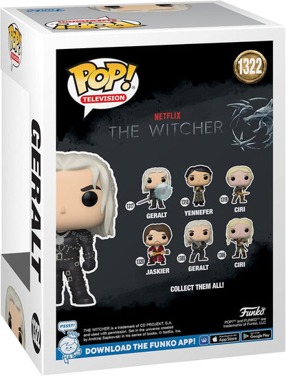 Funko POP! TV: Witcher - Geralt With Sword - Glow In the Dark - the Witcher - Amazon Exclusive - Collectable Vinyl Figure - Gift Idea - Official Merchandise - Toys for Kids & Adults - TV Fans