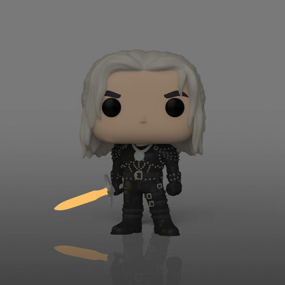 Funko POP! TV: Witcher - Geralt With Sword - Glow In the Dark - the Witcher - Amazon Exclusive - Collectable Vinyl Figure - Gift Idea - Official Merchandise - Toys for Kids & Adults - TV Fans
