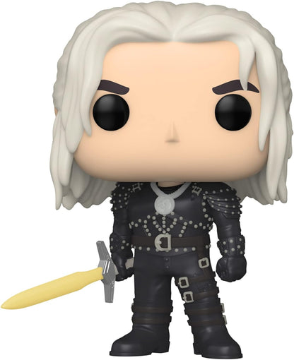 Funko POP! TV: Witcher - Geralt With Sword - Glow In the Dark - the Witcher - Amazon Exclusive - Collectable Vinyl Figure - Gift Idea - Official Merchandise - Toys for Kids & Adults - TV Fans
